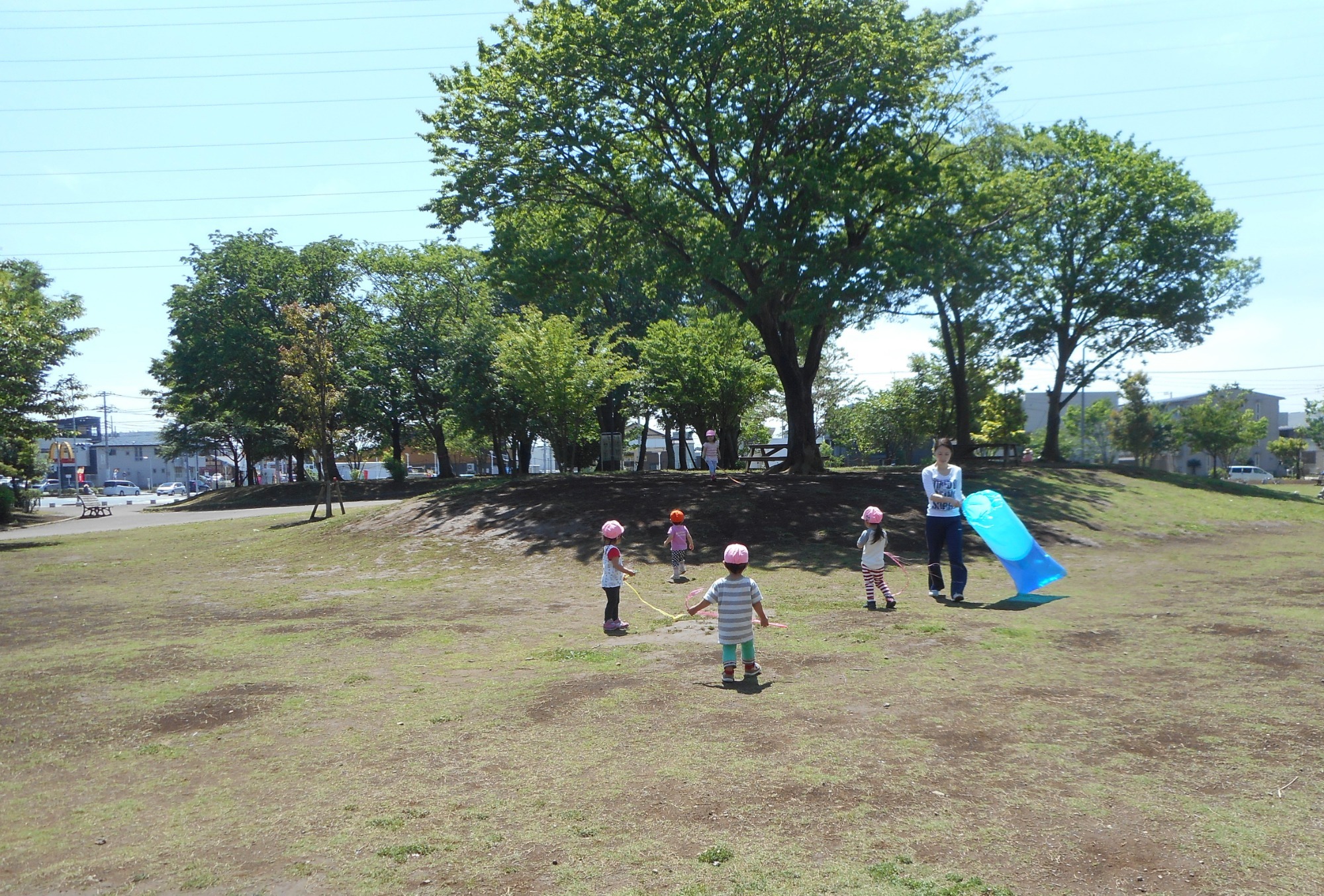 南口公園で元気いっぱい遊びます♪